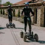 Trolley wheels in Hillview Bulgaria, outdoor adventure sports.